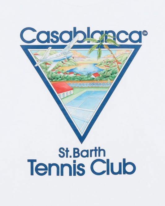 Casablanca St.Barth Tennis Club Unisex Tee